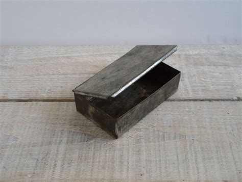 small metal box ebay|small metal box hinged lid.